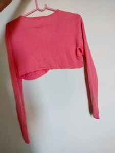 Girls Pink Cardigan