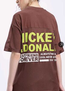 Brown Mickey Donald T-Shirt