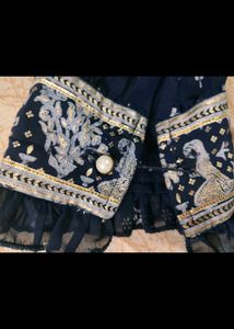 Elegant Navy Blue Ethnic gown
