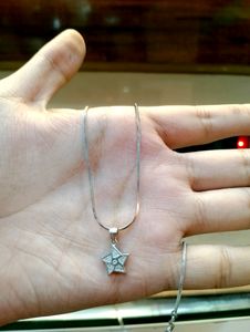 Star ⭐ Chain Pandent Pure Silver 925