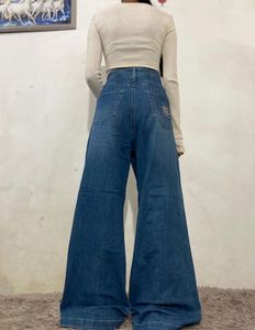 Flared Denim Jeans