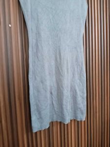 Sleeveless Grey Mini Dress