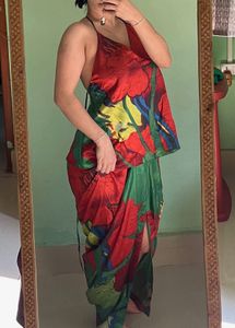 Vibrant Floral Print cord set