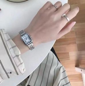 Elegant Silver Square Watch
