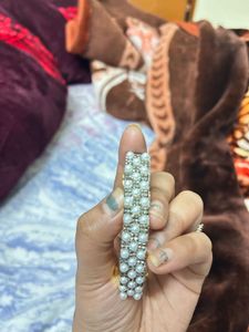 Pearl &amp; Rhinestone Hair Clip