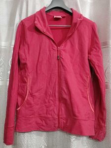 Red Zip-Up Hoodie