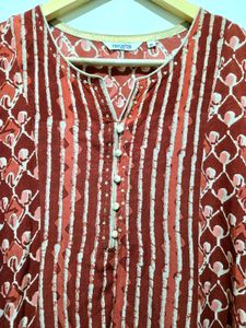 Rangita XL Kurta With 2 Side Pockets
