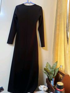 ZARA Elegant Black Long Sleeve Dress