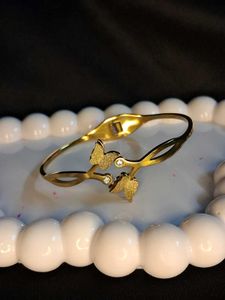 Anti Tarnish Elegant Gold Butterfly Bracelet