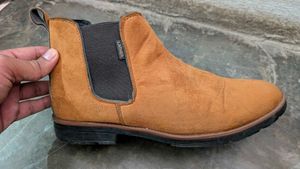 CUSTOM MADE Tan Suede Ankle Boots