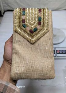 Handcrafted Beaded Clutch Bag