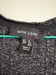 Longline Grey Ribbed Cardigan/ shrug