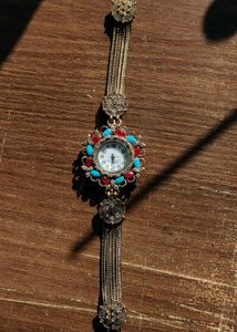 Vintage Kashmiri Gemstone Watch