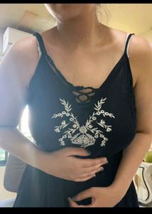 Black Dress Forever 21 Large