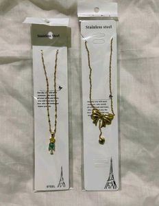 Gold Tone Stainless Steel Necklaces