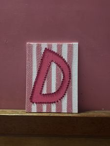 Customized BEAUTIFUL D INITIAL WALL PIECE