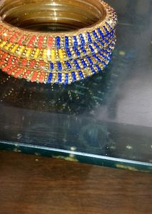Vibrant Set of 4 Handcrafted Bangles