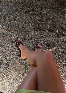 ZARA Leopard Print Slide Sandals