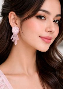 Beaded Drop Earrings
