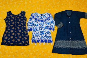 3 Beautiful Indian Kurtis/Tops