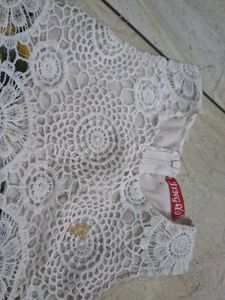 Bohemian Floral Print Scarf frock