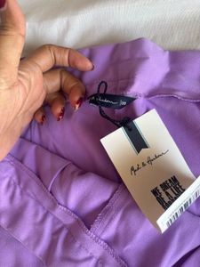 Lavender A-line Skirt Shorts