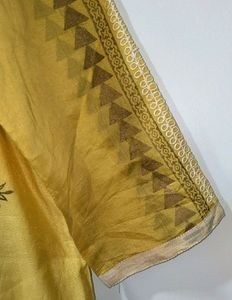 Yellow Asthetic Kurta