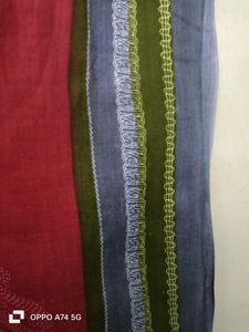 Pure Cotton Red Printed Dupatta