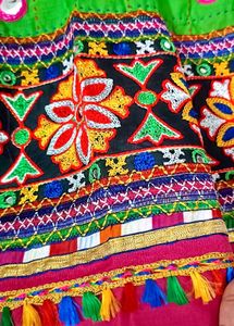 Beautiful traditional Gujarati style Ghagra Choli