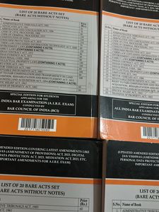 Professional Bare Acts - Law Books Set 4