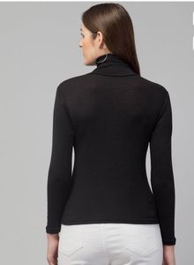 Black Turtleneck Top