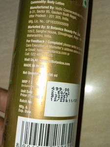 Moisturizer Argan Body lotion