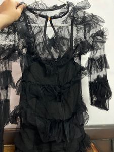 Beautiful Sexy Net Detailed Dress