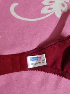 Maroon Non Padded Bra