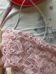 Pink Lace Camisole Slip