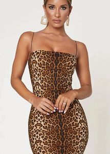 Leopard Print Bodycon Mini Dress