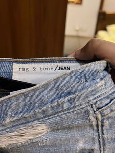 Distressed Denim Shorts