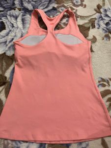Coral Pink Racerback Tank Top