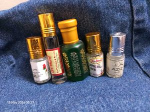 Assorted Empty Attar Perfume Bottles