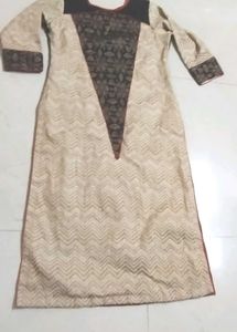 Pure Cotton Fabric Formal Kurti