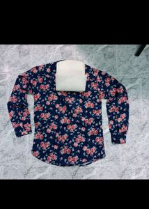 Zara Floral Shirt Size M