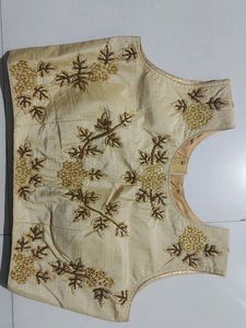 Stylish Golden Embroidery Blouse