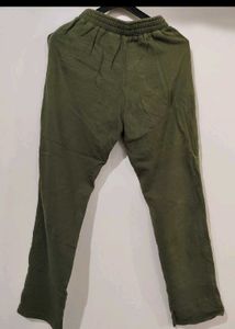 Y2K Grunge Green Flare Track Pants