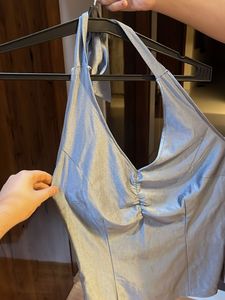 y2k halter neck top