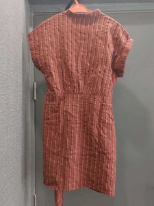 Striped Casual Shirt Dress