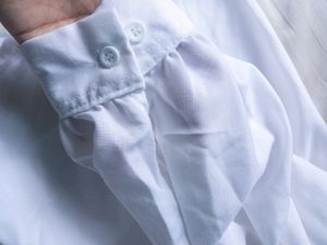 Korean style trendy tunic a3 white