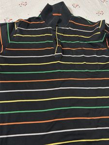 Men's Striped Polo Shirt