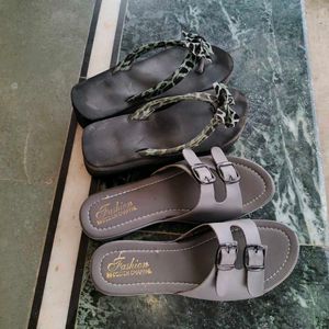 Combo of 2 Women's Flip-Flops