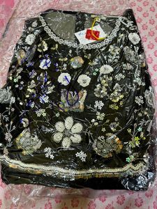 *PRICE DROP*AND Black Floral Straight Gown Size XL