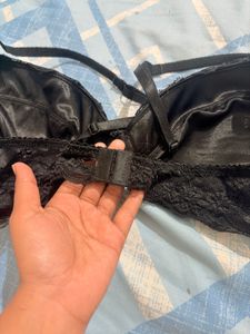 Elegant Black Lace Bra
